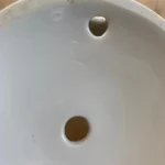 Pot en faïence blanche